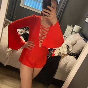 Forever 21 long sleep romper